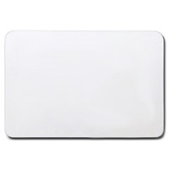 Personalized Floral Pattern Initial Name Doormat Large Doormat View1