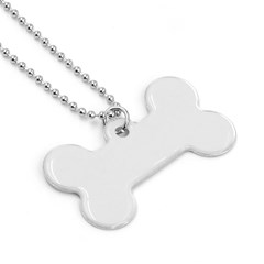 Graphic Pattern Dog Tag Bone (One Side) View4