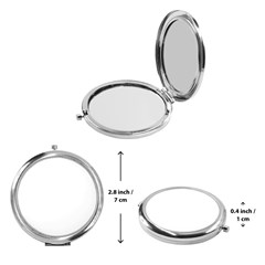 Eucalyptus Pattern Mini Round Mirror View5