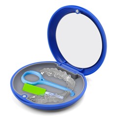 Personalized Zodiac Astrological Sign Dento Box with Mirror View1