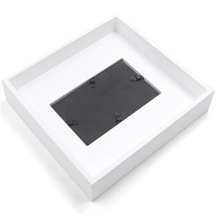 Personalized Do All Things with Love Family Name Any Text Box Photo Frame White Box Photo Frame 4  x 6  View3