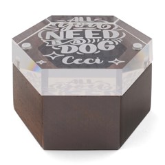 Personalized Couple Love Name Hexagon Wood Jewelry Box Hexagon Wood Jewelry Box View3