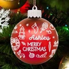 Personalized Easter Day Rabbit Egg Name LED Glass Sphere Ornament View8
