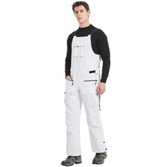 Custom Mix Color Any Text Name Men s Side Zip Front Pouch Ski And Snowboard Bib Pants	 View6