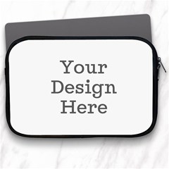 Personalized Name Any Text Half Flower Pattern Apple MacBook Pro 17  Zipper Case View1