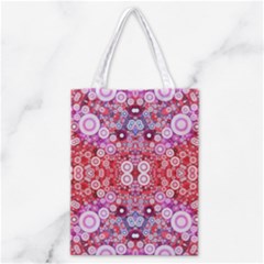 Girly Pink Polkadots  All Over Print Classic Tote Bag