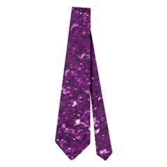 Sparkling Glitter Plum Neckties (two Side) 