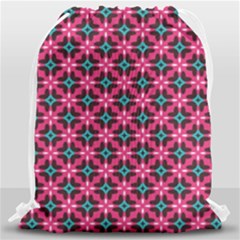 Cute Pretty Elegant Pattern Drawstring Bag (large)
