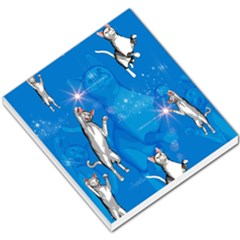 Funny, Cute Playing Cats With Stras Small Memo Pads