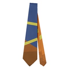 Orange Abstraction Neckties (two Side) 