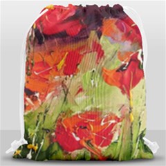 Abstract Poppys  Drawstring Bag (large)
