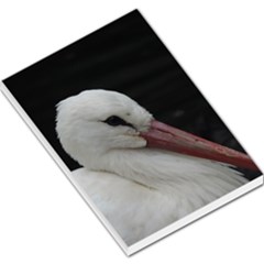 Wild Stork Bird Large Memo Pads