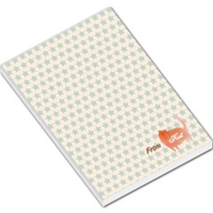Star Blue Cat Vintage Large Memo Pad
