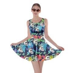 Rainbow Skull Skater Dress