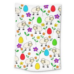 Easter Lamb Large Tapestry