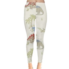 Dinosaur Art Pattern Leggings 