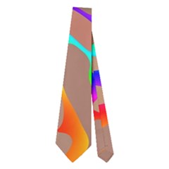 Colorful Wavy Shapes                                            Necktie