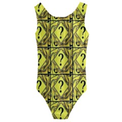 Questions Kids  Cut-out Back One Piece Swimsuit