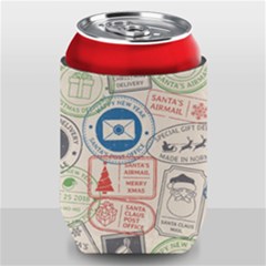 Christmas Postal Pattern Can Holder