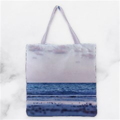 Pink Ocean Hues Grocery Tote Bag