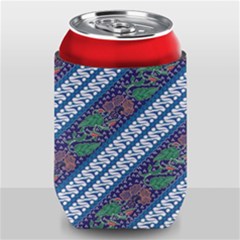 Indonesian Combination Batik With Dominant Blue Color Can Holder