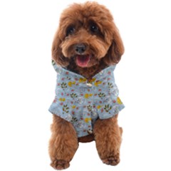 Blue Florals Dog Coat