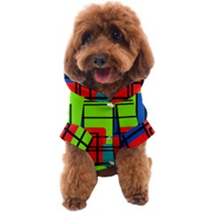 Colorful Rectangle Boxes Dog Coat