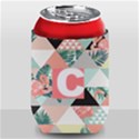 jungle pink flamingos Can Cooler View1