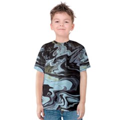 Abstract Painting Black Kids  Cotton Tee