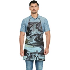 Abstract Painting Black Kitchen Apron