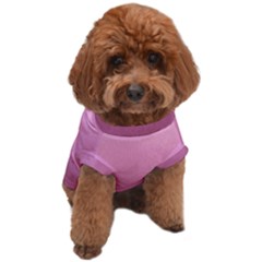 Background-pink Dog T-shirt