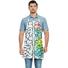 Illustration Brain Mind Psychology Idea Drawing Kitchen Apron