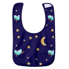 Seamless Pastel Wallpaper Animal Baby Bib