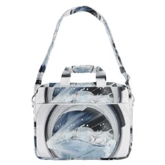 Gray Washing Machine Illustration Macbook Pro 16  Shoulder Laptop Bag