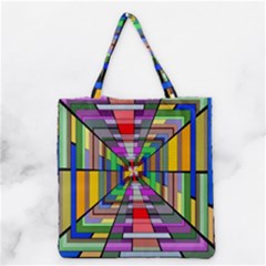 Art Background Abstract Grocery Tote Bag