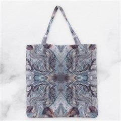 Abstract Marble Grocery Tote Bag
