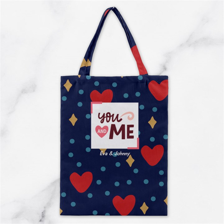 Love Type Classic Tote Bag