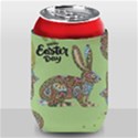 Personalized Happy Easter Day Bunny Rabbit Name Can Cooler View1