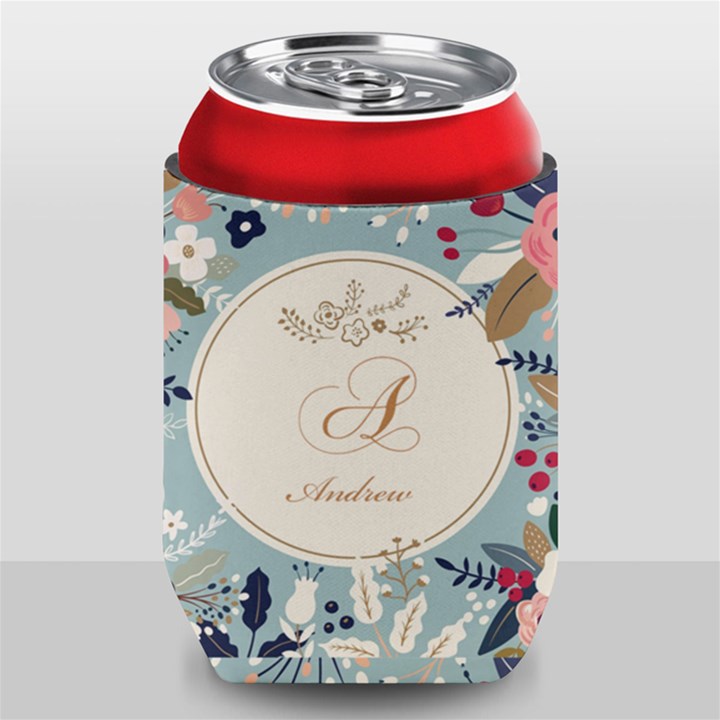 Personalized Spring Easter Initial Name Can Cooler