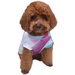 Abstract T- Shirt Pink Bright Abstract Geometry Minimalism T- Shirt Dog T-shirt