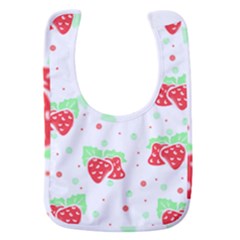 Strawberry T- Shirt S T R A W B E R R Y P A T T E R N T- Shirt Baby Bib