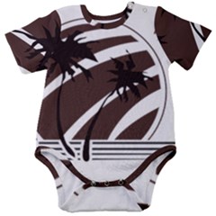 Palm Tree Design-01 (1) Baby Short Sleeve Bodysuit