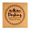 Personalized Couple Family Name Wood Photo Frame Cube View2