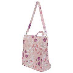 Leaves Foliage Boho Art Boho Style Pastel Nature Crossbody Backpack