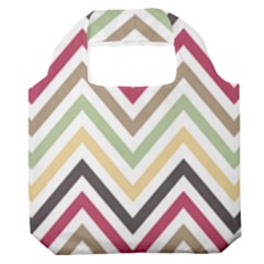 Colorful Chevron Premium Foldable Grocery Recycle Bag