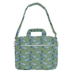 Fishes Pattern Background Theme Macbook Pro 16  Shoulder Laptop Bag