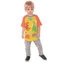 Personalized Dinosaur Name Kids  Raglan T-Shirt View1