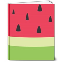 Watermelon Fruit Food Healthy Vitamins Nutrition 8  X 10  Hardcover Notebook