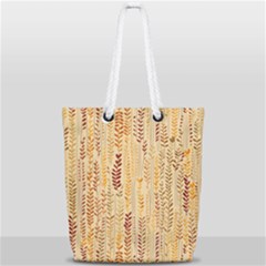 Autumn Nature Fall Full Print Rope Handle Tote (small)
