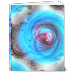 Abstract-kaleidoscope-pattern 8  X 10  Hardcover Notebook